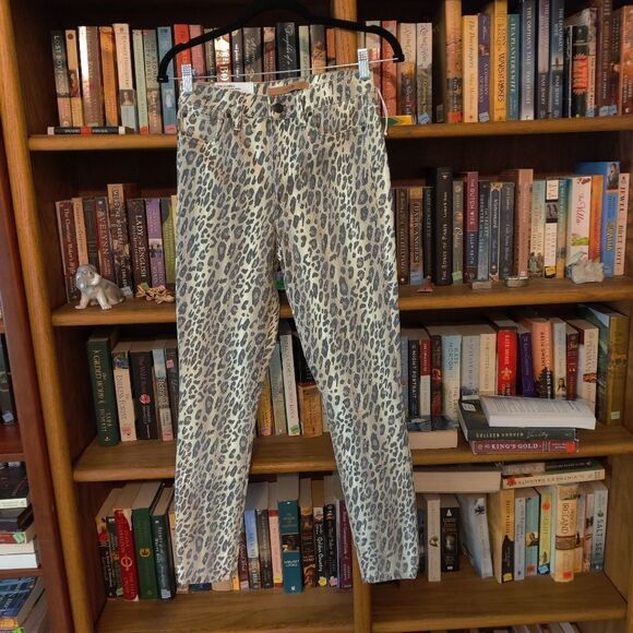 JOE'S jeans the Charlie high rise skinny jeans  size 26 nwt leopard print - Picture 1 of 5